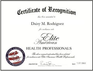 Daisy M. Rodriguez Health Prof